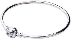 PANDORA Disney Princess Jasmine & Aladdin Bangle Size 17