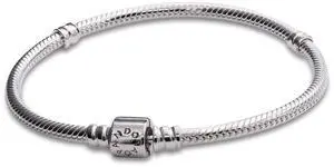 Pandora Moments Barrel Clasp Snake Chain Bracelet
