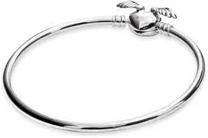 Pandora Moments Winged Heart Bangle