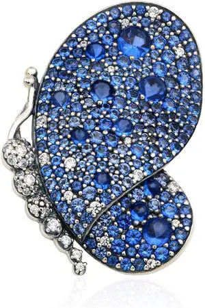 PANDORA Dazzling Blue Butterfly Pendant