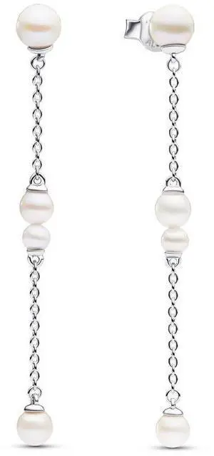Pandora Treated Freshwater Cultured Pearl Drop Earrings