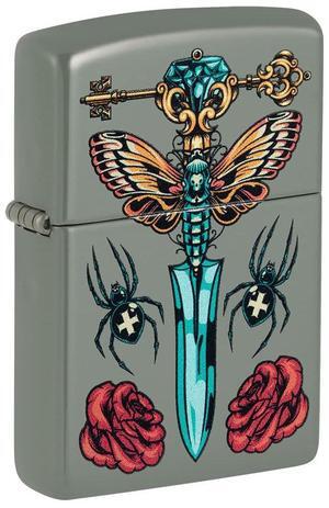 Zippo Gothic Dagger Design Lighter