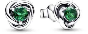 Pandora May Birthstone Eternity Circle Stud Earrings