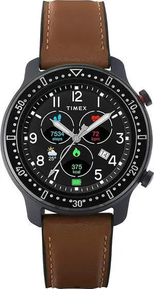 Timex Metropolitan R AMOLED Smartwatch with GPS & Heart Rate TW5M43100
