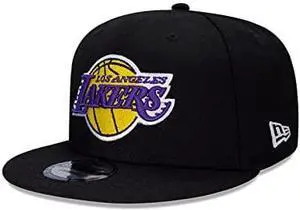New Era NBA Los Angeles Lakers Black 9FIFTY Snapback Cap