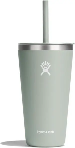 Hydro Flask All Around Tumbler with Lid and Straw - 28 oz - Agave