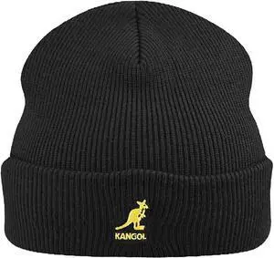 Kangol Acrylic Cuff Pull On - Unisex - Black/Black