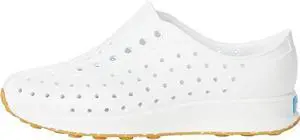Native Robbie Child Sneaker - Shell White/Shell White/Mash Speckle Rubber