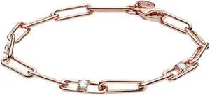 PANDORA Link Chain & Stones Bracelet