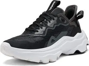 Sorel Womens Kinetic Breakthru Day Lace Shoes - Black/White