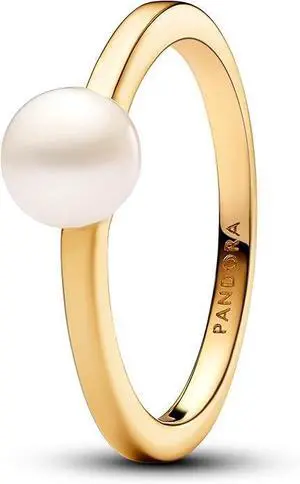Pandora Treated Freshwater Cultured Pearl Ring
