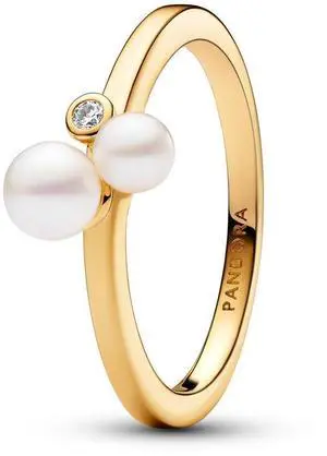 Pandora Duo Treated Freshwater Cultured Pearls Ring Pandora Duo Treated Freshwater Cultured Pearls Ring