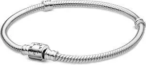Pandora Moments Barrel Clasp Snake Chain Bracelet
