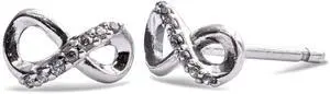 Pandora - Sparkling Infinity Stud Earrings  -