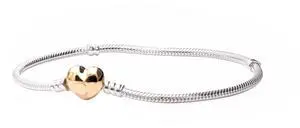 Pandora Moments Heart Clasp Snake Chain Bracelet Pandora Moments Heart Clasp Snake Chain Bracelet