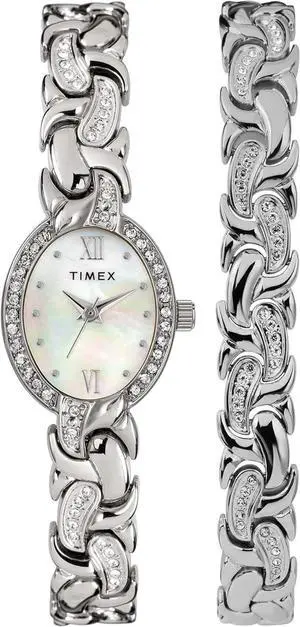 Timex Dress Mother-of-Pearl Dial Ladies Watch