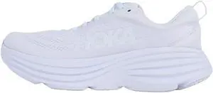 Hoka One Mens Bondi 8 Road Running Shoes - White
