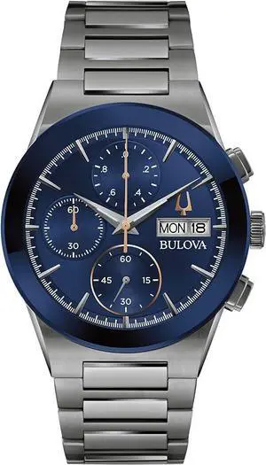 Bulova Modern Millenia Grey Chronograph Mens Watch