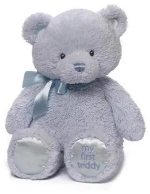 GUND Baby GUND My 1st Teddy Plush Toy - Blue - 15 Inch