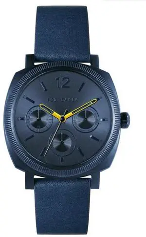 Ted Baker Caine Blue Leather Mens Watch