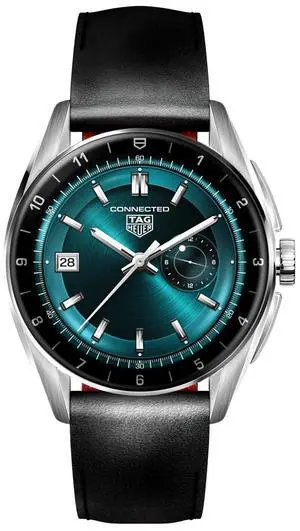 TAG Heuer Connected Calibre E4 Leather Mens Watch