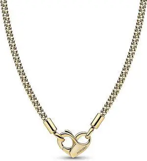 Pandora Moments Studded Chain Necklace