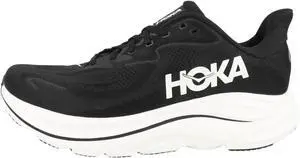Hoka One Mens Clifton 10 Road Running Shoes - Black/White