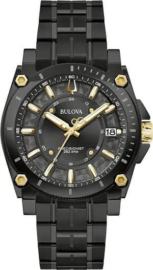 Bulova Icon High Performance Black Ion Chronograph Mens Watch