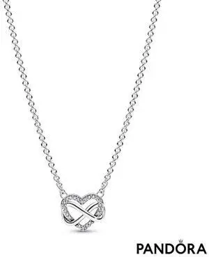 Pandora Sparkling Infinity Heart Collier Necklace