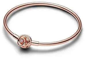 Pandora Moments Encircled Clasp Bangle