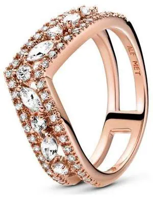 Pandora Sparkling Marquise Double Wishbone Ring Pandora Sparkling Marquise Double Wishbone Ring