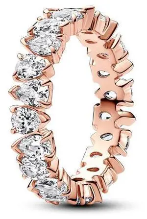 Pandora Alternating Sparkling Band Ring Pandora Alternating Sparkling Band Ring