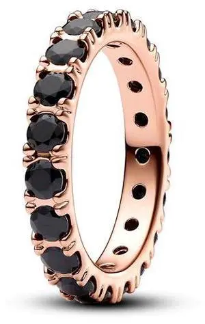 Pandora Black Sparkling Row Eternity Ring