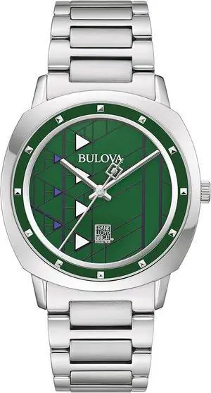 Bulova Frank Lloyd Wright Hollyhock House Mens Watch
