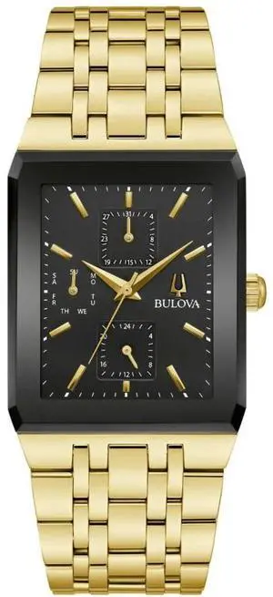 Bulova Modern Gold-Tone Mens Watch