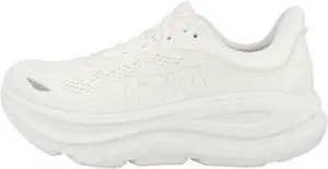 Hoka Bondi 9 Womens Running Shoe - White