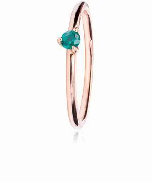 Pandora Rose Green Solitaire Ring -