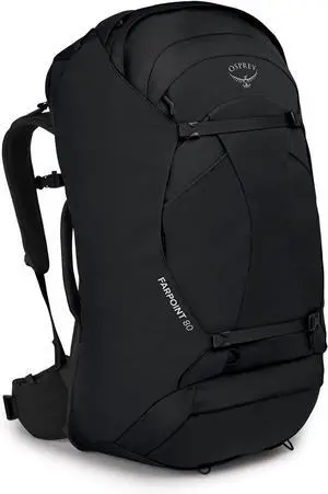 Osprey Farpoint 80L Mens Travel Backpack - Black