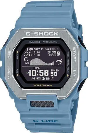 Casio G-Shock G-Lide Bluetooth Tide Graph Digital Mens Watch