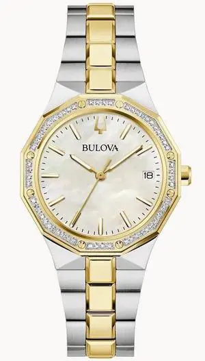 Bulova Classic Prestige Octagon Diamond Ladies Watch