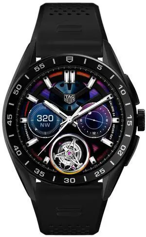TAG Heuer Connected Calibre E4 Rubber Mens Watch