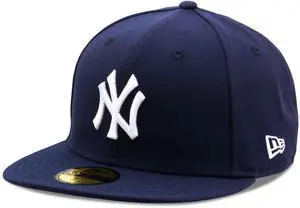 New Era Mens New York Yankees MLB Authentic Collection 59FIFTY Cap  Size 7 1/4