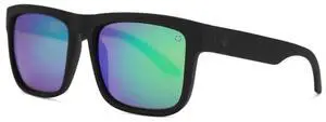 SPY Discord Polarized HD Plus Bronze with Green Square Sunglasses