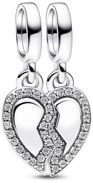 Pandora Friends Splittable Heart Dangle Charm