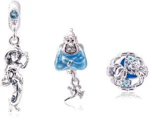 Pandora Disney Aladdin Jasmin & Genie Charm Gift Set Pandora Disney Aladdin Jasmin & Genie Charm Gift Set