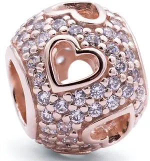 Pandora Tumbling Hearts Charm -