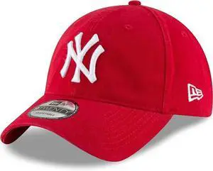 New Era 9Twenty NY Yankees Core Classic Adjustable Cap - Red New Era 9Twenty NY Yankees Core Classic Adjustable Cap - Red