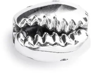 PANDORA Sparkling Coffee Bean Shell Charm