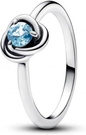 Pandora March Birthstone Eternity Circle Ring