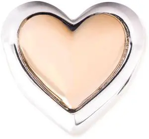 Pandora Domed Golden Heart Charm